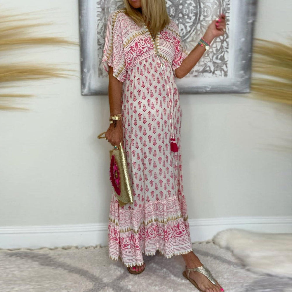 Yentl | Sienna Boho Maxi Dress - Loravon