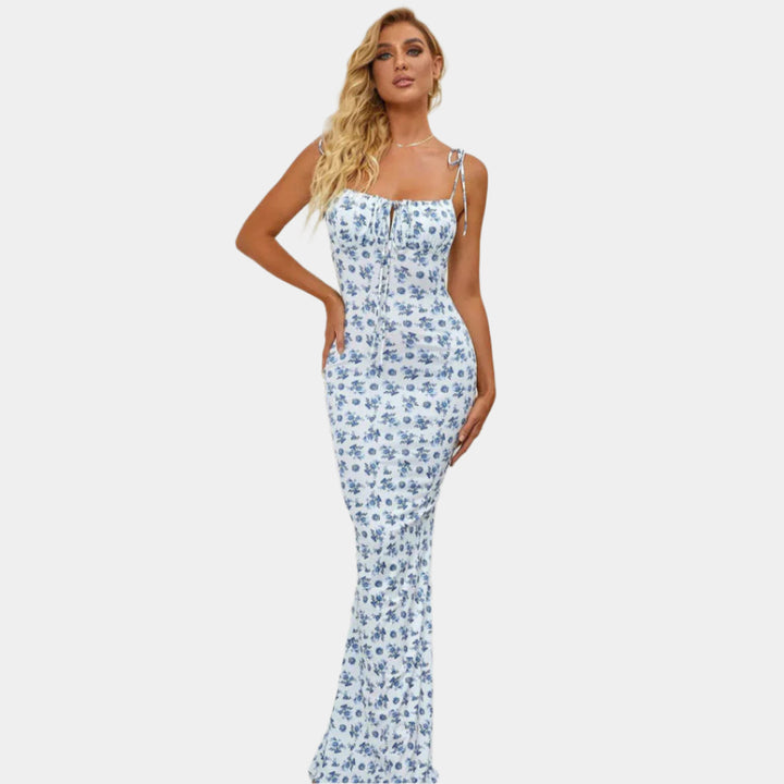 Arlena | Floral Maxi Dress - Loravon