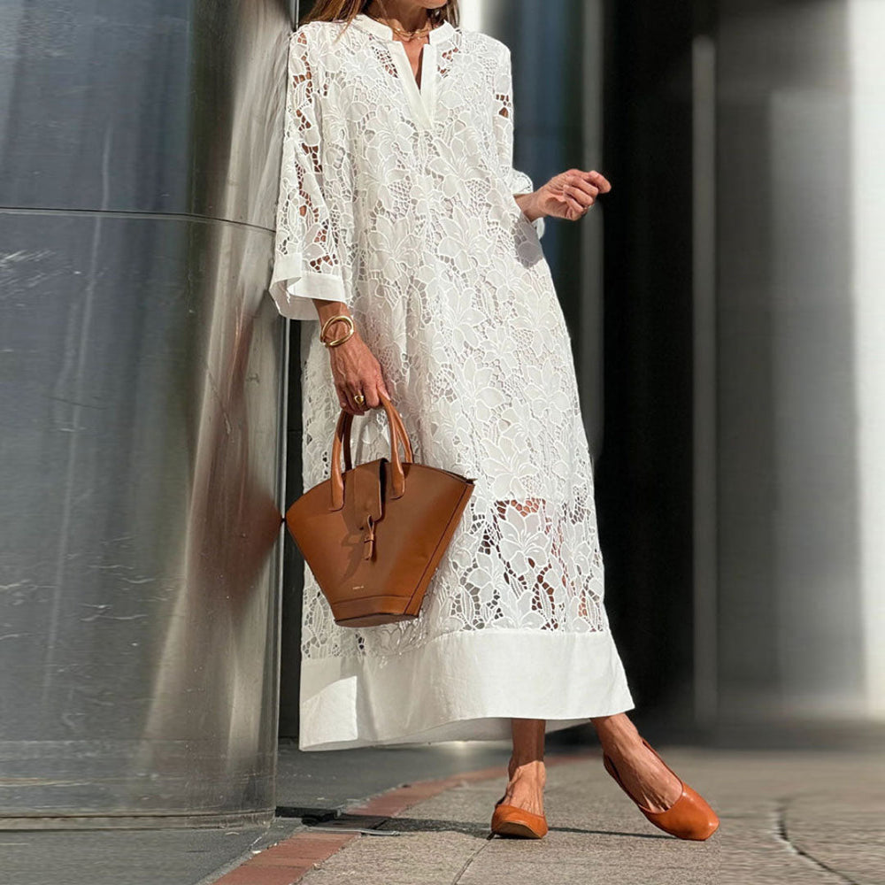 Elise | Elegant Lace Dress - Loravon