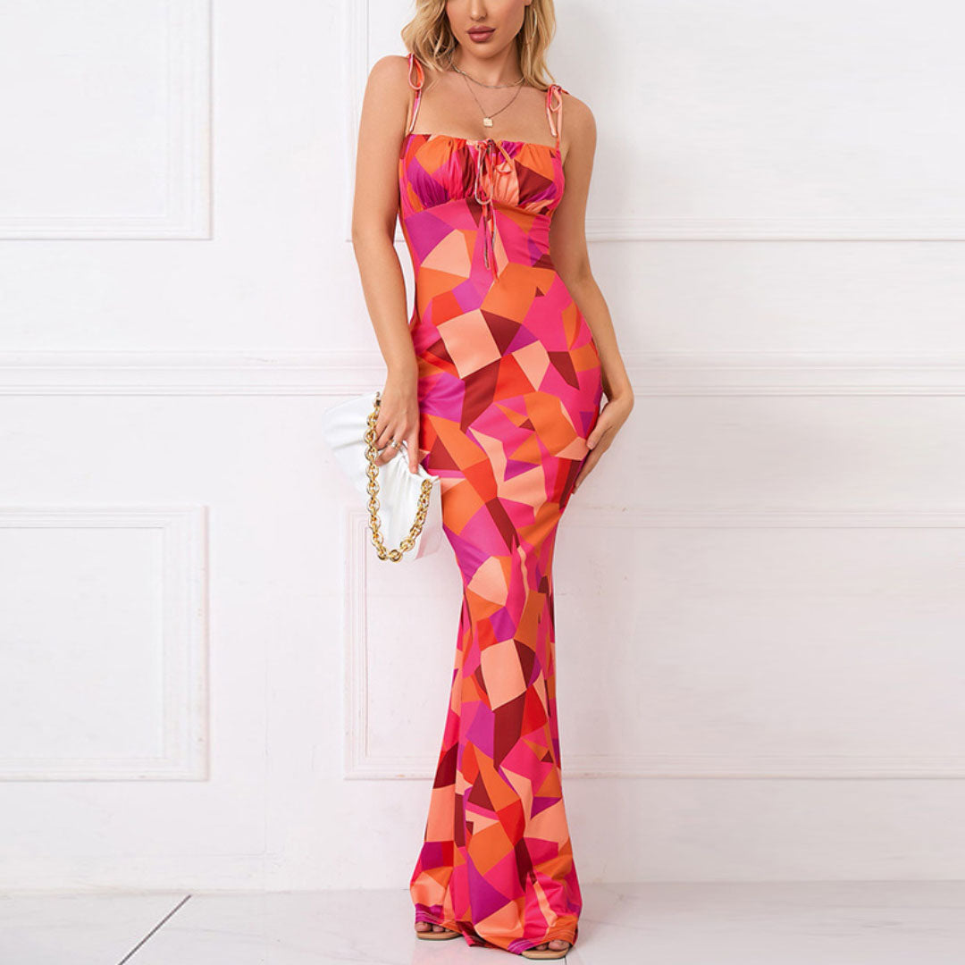 Arlena | Floral Maxi Dress - Loravon